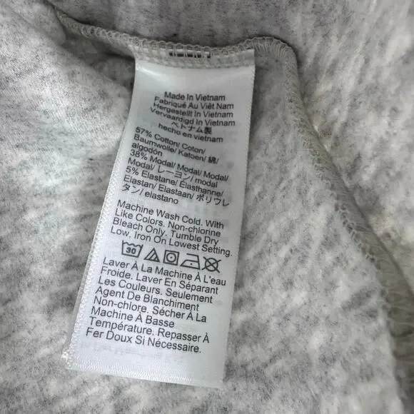 J. Crew Women's Crewneck Sweatshirt in Cloudspun Yarn Heather Dusk Size M NWT - Picture 10 of 12